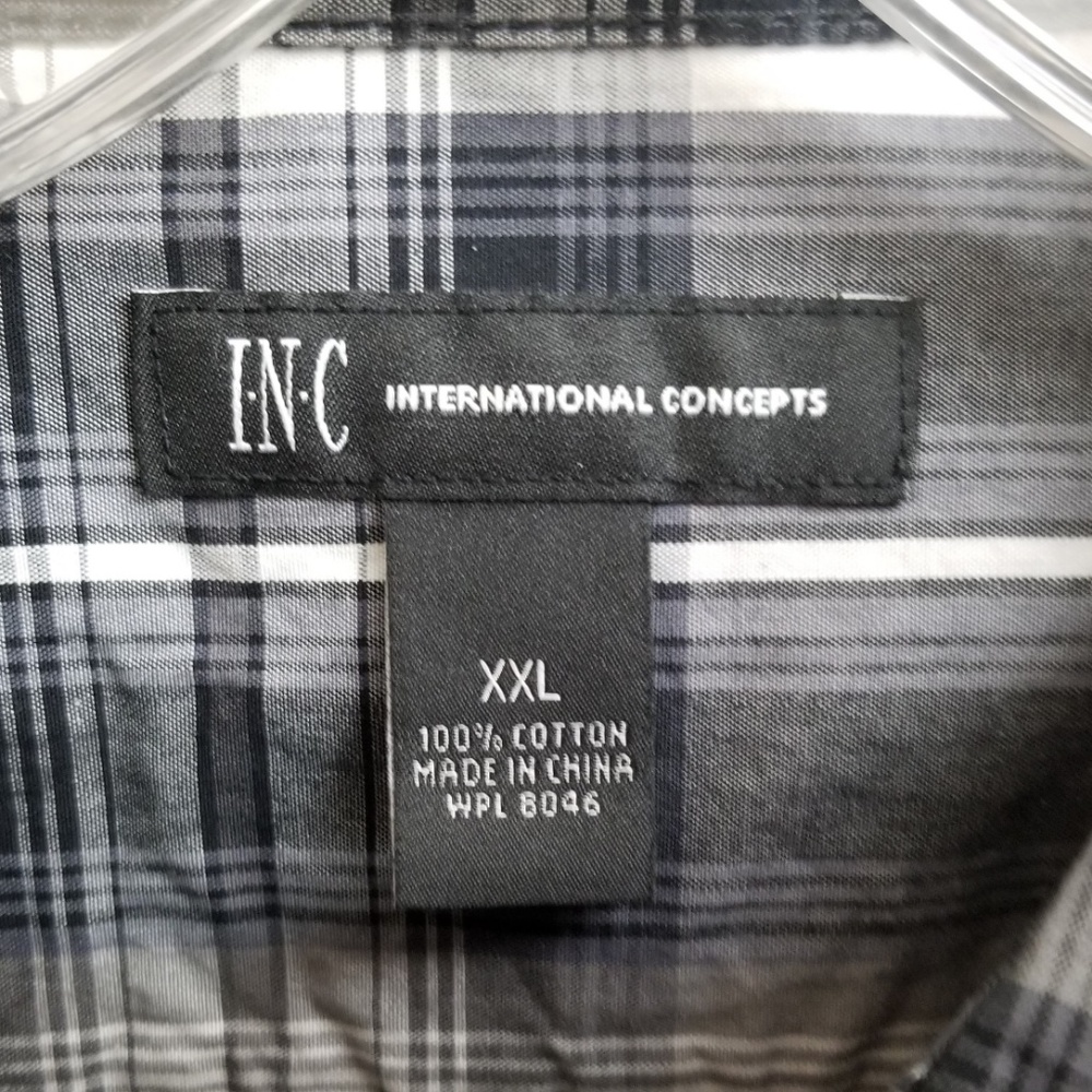 INC Men's Long Sleeve Shirt XXL Pearl Snap New - Picture 4 of 6